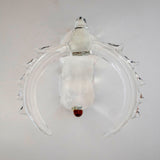 Glass antler detail