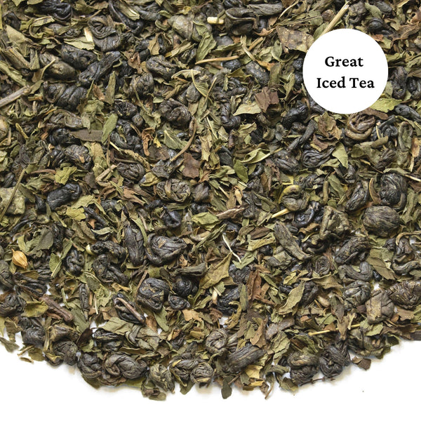 Loose leaf Moroccan Mint green tea with spearmint