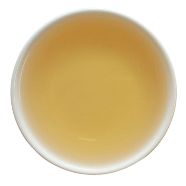 Steeped cup Popcorn Oolong tea