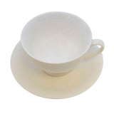 Country Cottage Cup & Saucer - Gloss White