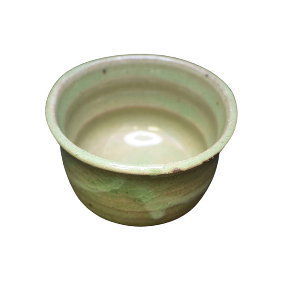 2oz Hakeme Green Teacup Yunomi